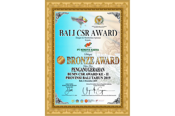 Anugerah BUMN CSR Provinsi Bali 2018